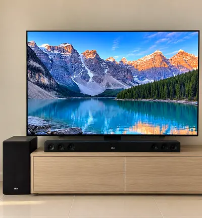 LG 65” OLED 4K Smart TV + Soundbar & Subwoofer