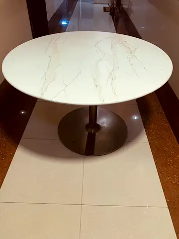 Marble round table