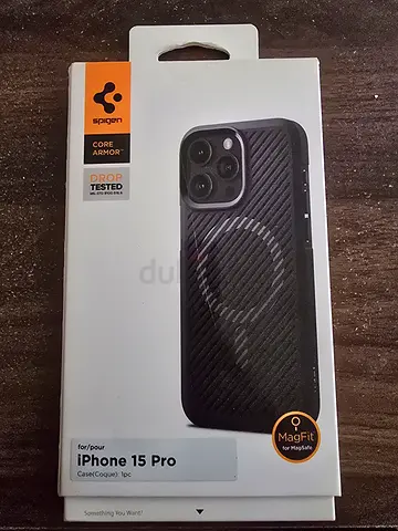Spigen MagFit Rugged Armor Case for iPhone 15 Pro - New in Box