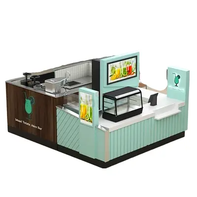 Luxury Ice Cream Cafe Kiosk / Ice Cream Kiosk on Sale
