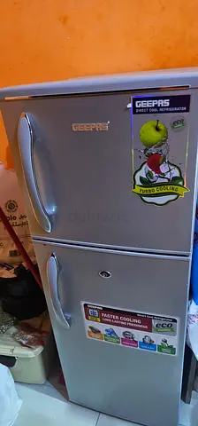 Used Geepas Double-Door Refrigerator - Good Working Condition
