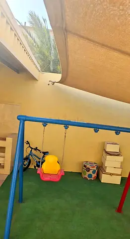 Toddler Two-Seater Swing Frame with Baby Seat — Good Condition