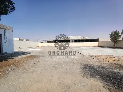 OPEN YARD FOR RENT | 10,000 SQFT | ELECTRICITY AVAILABLE | FULLY CONCRETE | AED 125,000
