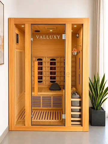Hybrid Sauna: Infrared & Traditional hot stones Sauna- Like New