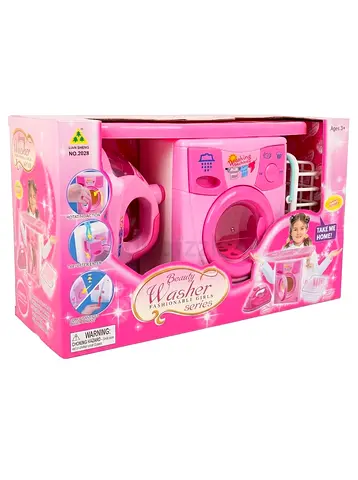 Brand New Beauty Washer Washing Machine & Ironing Toy Set for Kids