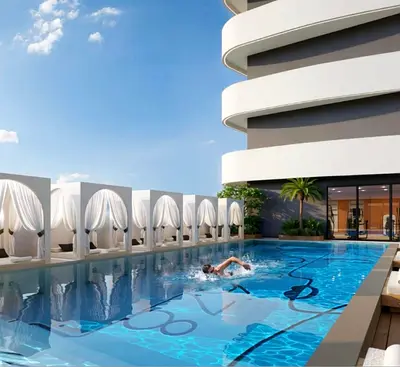 شقة غرفتين وصالة للبيع في مشروع ONE 678 Residences – العامرة، عجمان | شارع الشيخ محمد بن زايد