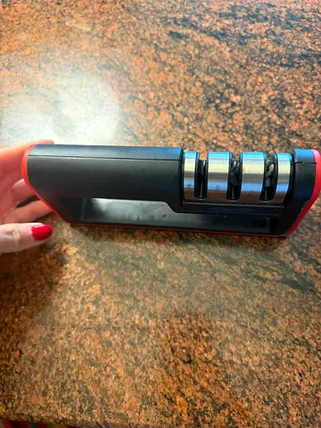 Compact 3-Stage Handheld Knife Sharpener - Good Condition