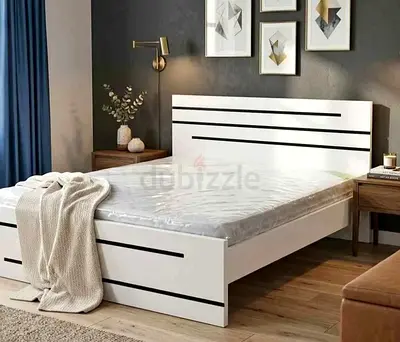 Brand new King size 180/200 cm Strong Mdf wood bed frame with Mattress available
