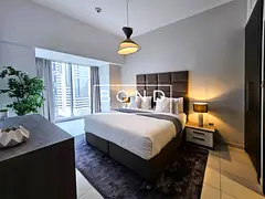 Upgraded & Furnished | Marina and Sea Views