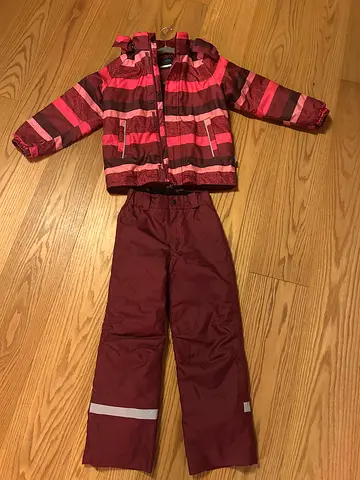Children's Lassie 2-piece Winter Snowsuit - Ski Suit Jacket and Snow Pants, Size 128
