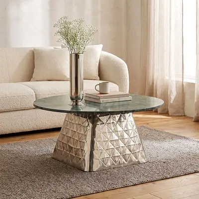 New Cavon Draciel Marble Top Coffee Table