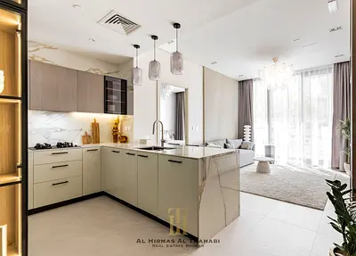المنزل الذكي 1BHK | برج Lum1nar 1 | شقة مفروشة | عرض المجتمع