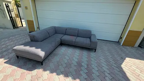 Natuzzi premium quality L shape sofa