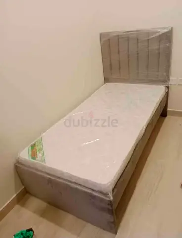 BRAND NEW SINGLE LUXURY BED WITH MATTRESS FOR SALE