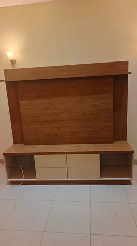 Wooden TV Entertainment Unit with Storage