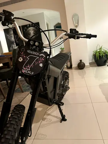 Used electric dirt bike -excellent condition