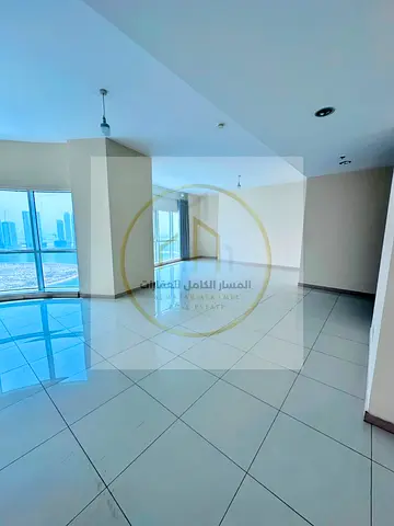 3 Bedroom Apartment with Master Maid's Room for Annual Rent in Al Khan, Sharjah | First Row Corniche | Free Parking, AC, Gym & Pool | AED 92,000