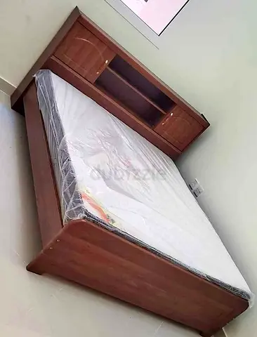 Brand New wooden king size Bed frame including Medical Mattress