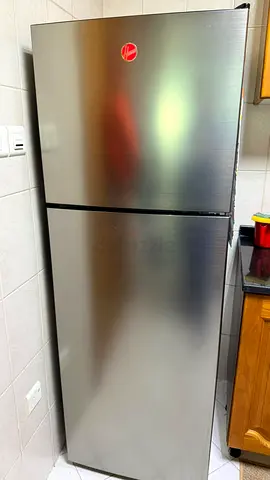 Hoover Stainless Steel Top Freezer Fridge - MINT Condition