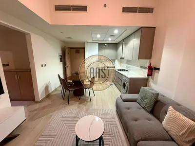 Furnished 1BR | Azizi Riviera 22 | Balcony & Downtown View