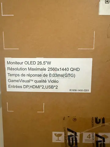 ASUS 26.5" OLED Monitor 2560x1440 QHD (Brand New in Box)