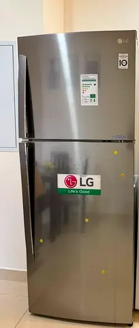 LG Top Freezer Refrigerator - Stainless Steel, Excellent Condition