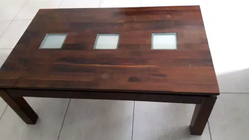 Solid teak wood coffee table
