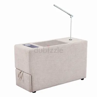 New Imodular Fabric Console with Wireless Charger Drawer and Reading Light