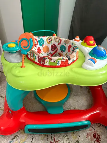 Baby activity walker with musical toys - used, good condition