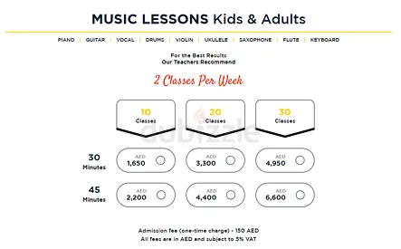 Music Classes for Kids & Adults