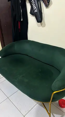 Green 2 seater sofa for sale