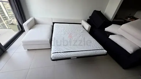 Ikea vimle L shape sofa bed with mattress