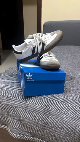 Adidas white & gray sneakers - lightly used, size available