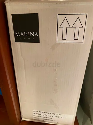 Marina Home Burned Gold nugget. (boxed) - Brand New