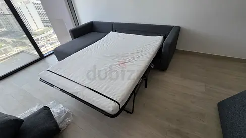 Ikea vimle L shape sofa bed with mattress