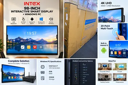 Intex 98-Inch 4K Interactive Smart Display + Windows PC