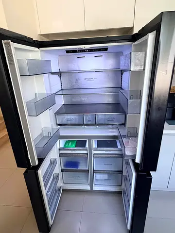 Free Delivery- Gorenje Latest Model 4-Doors Fridge With Bottom Freezer Stainless Steel Body 90cm