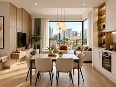 Stunning 1BR Apartment | Pool & Garden Views| Balcony