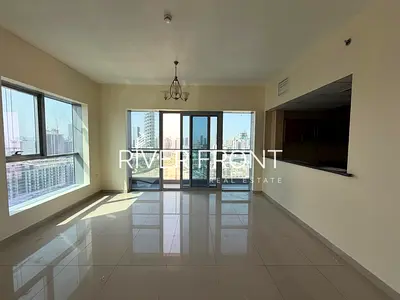 الطابق العلوي 1BHK | برج الرمال JVC | الشرفة وإطلالات المدينة