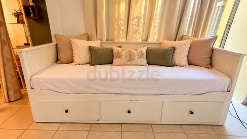 IKEA HEMNES Sofa Cum Bed with Mattress & Bed Base