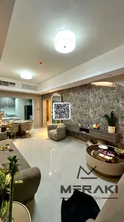2bhk with a balcony, and a beautiful garden view.