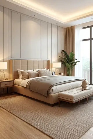Modern begei 180*200 king size tufted upholstered bed
