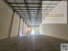 41 kW Power | 5,300 Sq. Ft. Warehouse | 12m Height | Office, Bathroom & Pantry | AED 175,000 Yearly