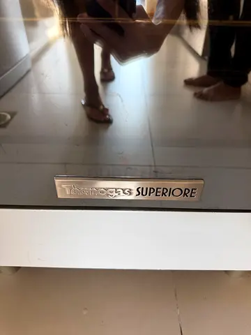 Glass-top kitchen oven with 'Superior' badge — used, good condition