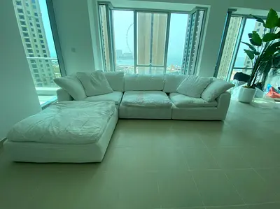 4_ piece's Modular Marina Home Luscious Original Sofa with footstool