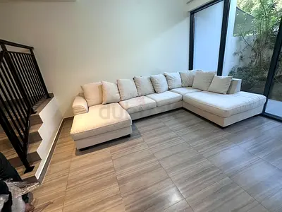 Stylish Comfort The One Kingston Sectional U Shape Sofa Beige