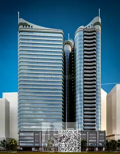 2BR Apartment for Rent | Conqueror Tower, Ajman | Open View | AED 46K