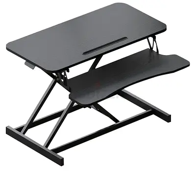 Ergonomic adjustable height laptop stand