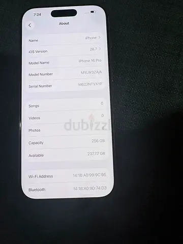 iPhone 16 Pro 256GB  HK