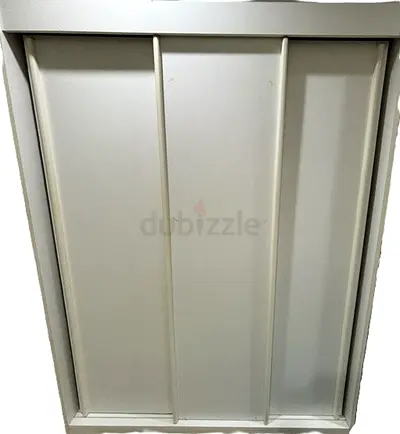 White 3-Door Wardrobe